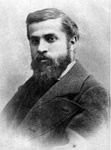 Portret van Antoni Gaudi